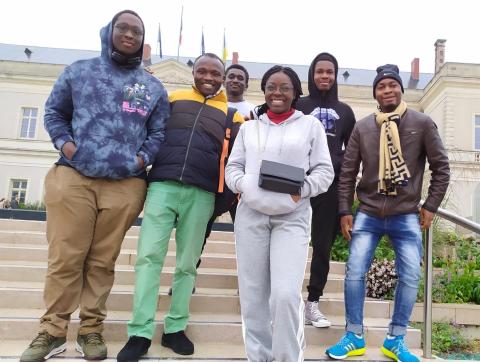 Accueil des étudiants étrangers de l'ISTOM par la ville d'Angers en 2022